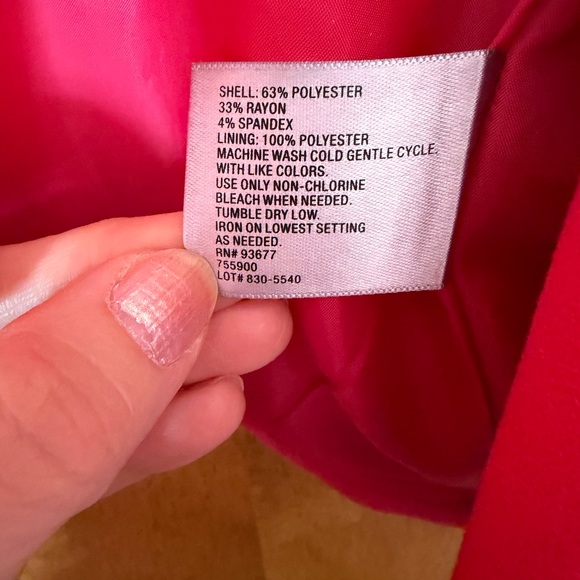 Worthington Vibrant Pink Women's Blazer - Picture 5 of 6